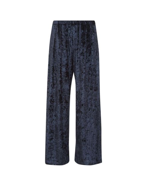 Marineblaue Samthose