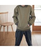 Sweat à Capuche Loulou vert