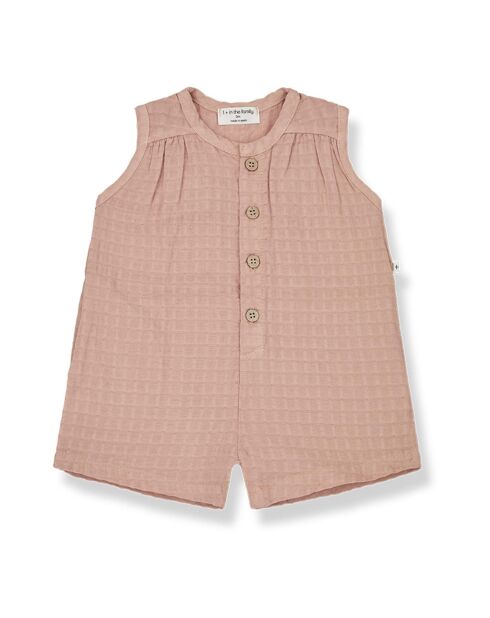 Combinaison courte Larissa rose