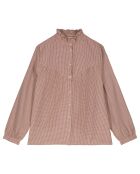Blouse à Carreaux Vegas rose
