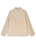Blouse Léopard Lurex Vegas dorée