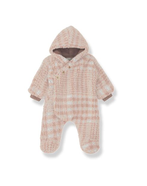 Tuta James in pelliccia rosa