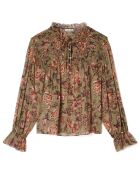 Blouse 100% Soie Naomie sauge