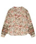 Blouse Berna écru/multicolore