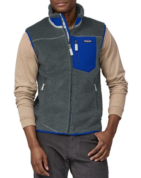 Polaire Sans Manches Classic Retro-X vert de gris