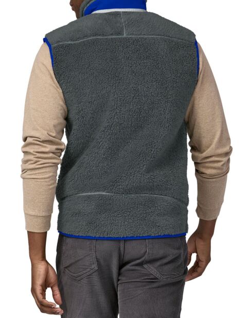 Felpa senza maniche Classic Retro-X grigio-verde