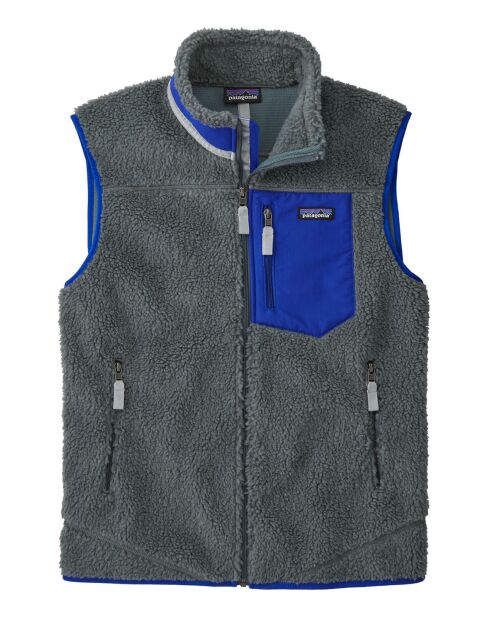 Felpa senza maniche Classic Retro-X grigio-verde