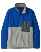 Polaire Zippée Microdini Recyclée bleue