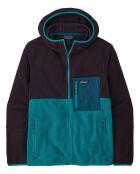 Polaire à Capuche Zippée Microdini bleu canard