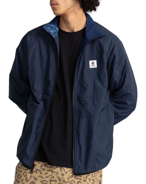 Giacca reversibile blu navy