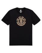 T-Shirt Logo Léopard noir