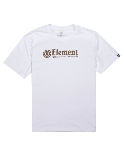 Weißes T-Shirt mit Logo