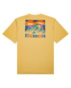 T-Shirt Logo Montagne jaune