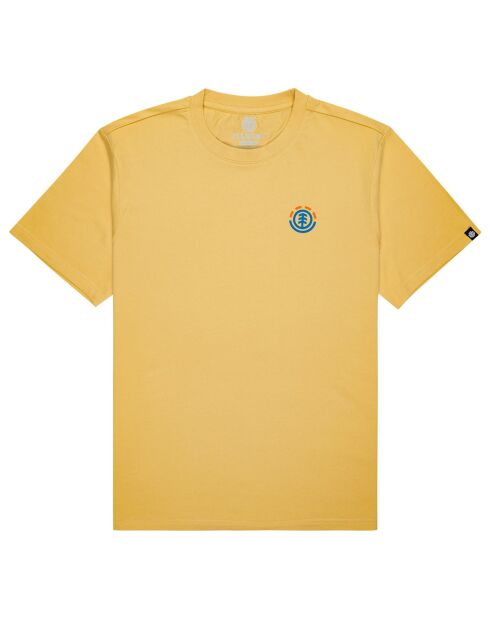 T-Shirt Logo Montagne jaune