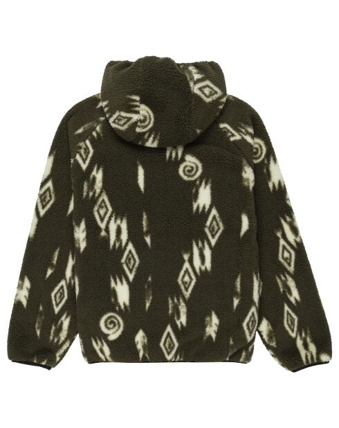 Giacca Wolfe Sherpa Recycled verde kaki