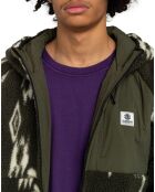 Veste Wolfe Sherpa Recyclée vert kaki