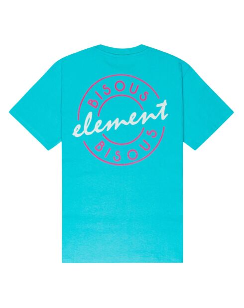 The Circle Element X Kisses Blaues T-Shirt