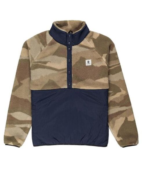 Sweat Zippé Mountain Sherpa vert kaki