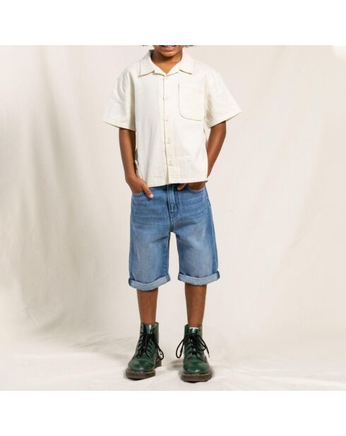 Short Edmond Uni en denim