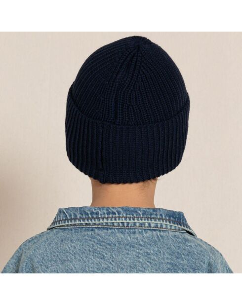 Bonnet en Laine mélangée Brandy bleu marine