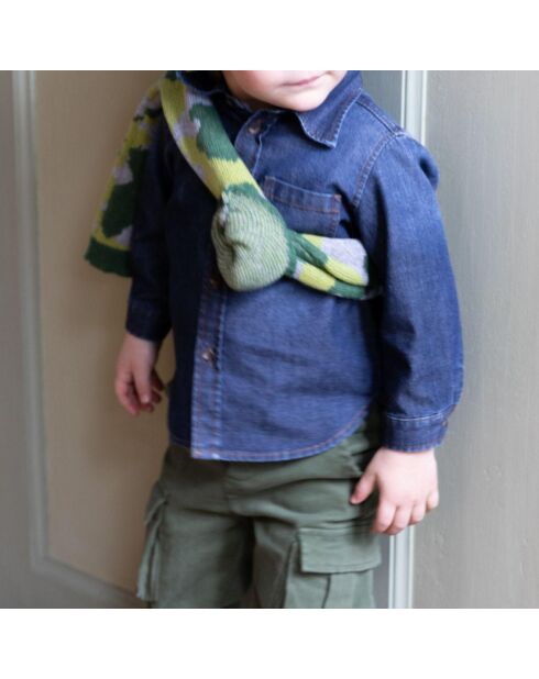 Chemise en jean brut