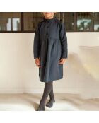Robe en Gaze de Coton Suzon bleu marine