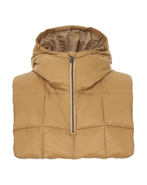 Col à Capuche Snowshort camel