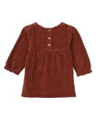 Robe en  Velours Côtelé caramel