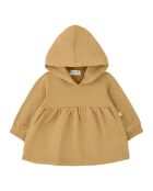 Robe à capuche Valentina jaune moutarde