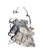 Robe en Lin mélangée Teresa bleu marine