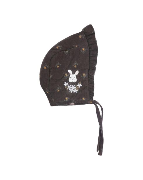 Beguin Velours Jonquilles gris anthracite