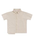 Chemise Lux en Coton Bio beige
