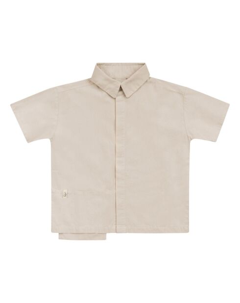 Chemise Lux en Coton Bio beige