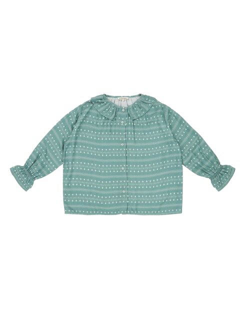 Blusa verde blu Tern