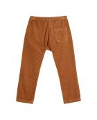 Pantalon en Velours Côtelé Boutonné camel