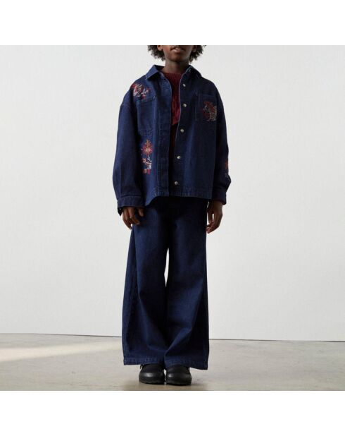 Sovracamicia Florencia in cotone Responsible blu notte