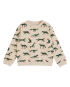 Sweat en Coton Bio Renards écru