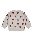 Sweat Velours en Coton Bio Souris gris