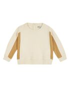 Sweat en Coton Bio Bi-color écru