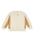 Sweat en Coton Bio Bi-color écru