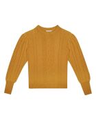 Pull en Laine mélangée Lourdes jaune moutarde