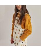 Pull en Laine mélangée Lourdes jaune moutarde