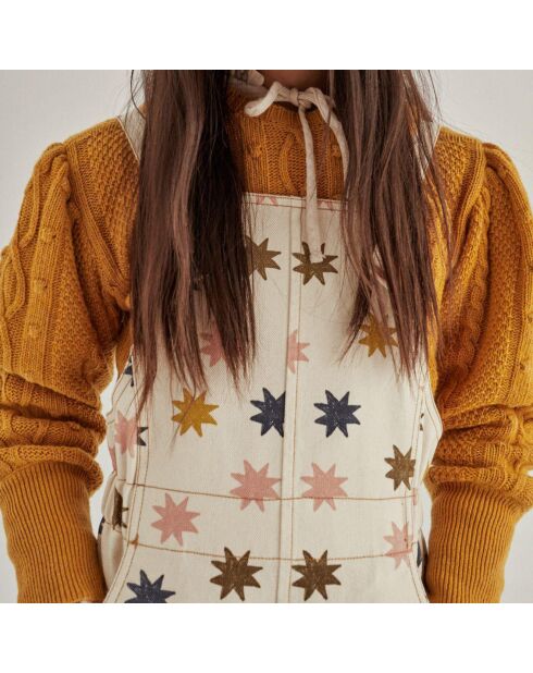 Pull en Laine mélangée Lourdes jaune moutarde