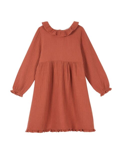 Robe Gaze de Coton rose