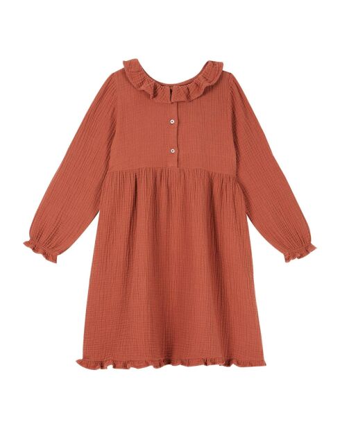 Robe Gaze de Coton rose