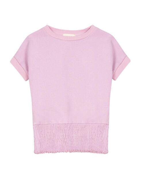 Top Juliette Coton Bio lilas