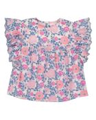 Blouse Jasmin Fleurie rose