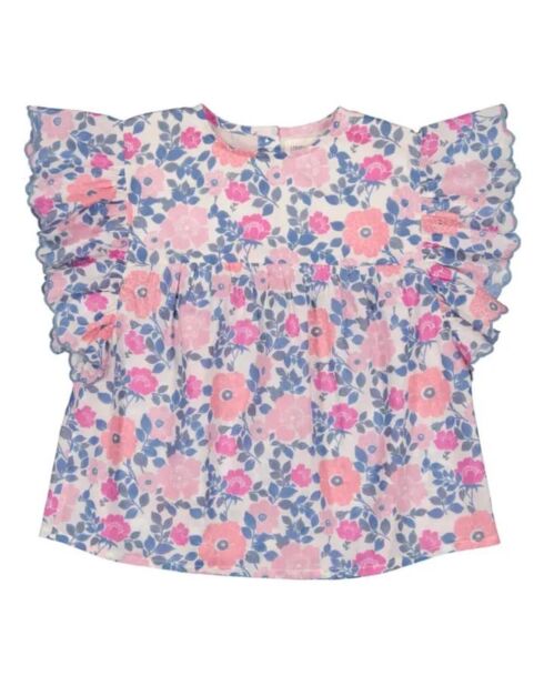Blouse Jasmin Fleurie rose