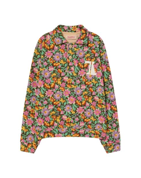 Sweat à Boutons Fleurs Seahorse multicolore