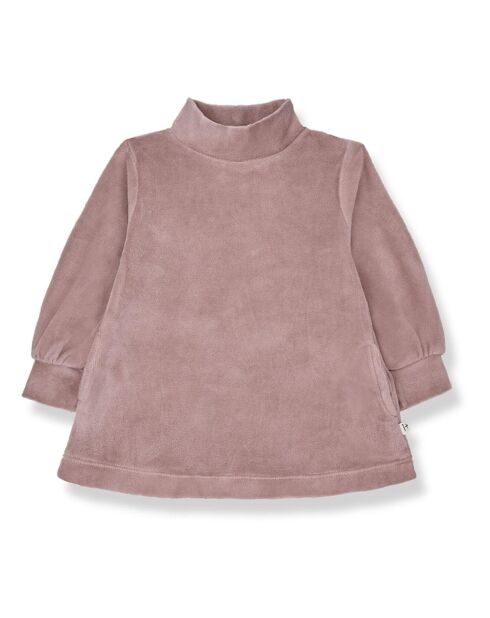 Robe Velours Rudra mauve